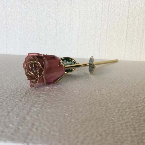 Eternal Love Rose Dipped in 24k Gold Foil V14 - Picture 4 of 9